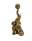 Vintage Brass Balancing Elephant
