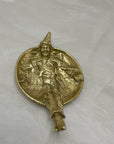 Vintage Brass Jester Trinket Dish