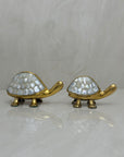 Vintage Turtles with Mother of Pearl Shell-A Pair