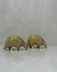 Vintage Brass Armadillos- A Pair