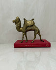 Vintage Brass Camel in Motion