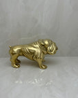 Large Vintage Brass Bulldog