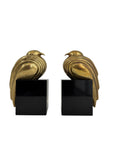 Vintage 1983 Dara International Brass Quail Bookends – Hollywood Regency Mid-Century Style
