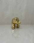 Vintage Brass Bear