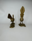 Vintage Brass Roadrunner Pair – Sculptural Mid-Century Collectibles