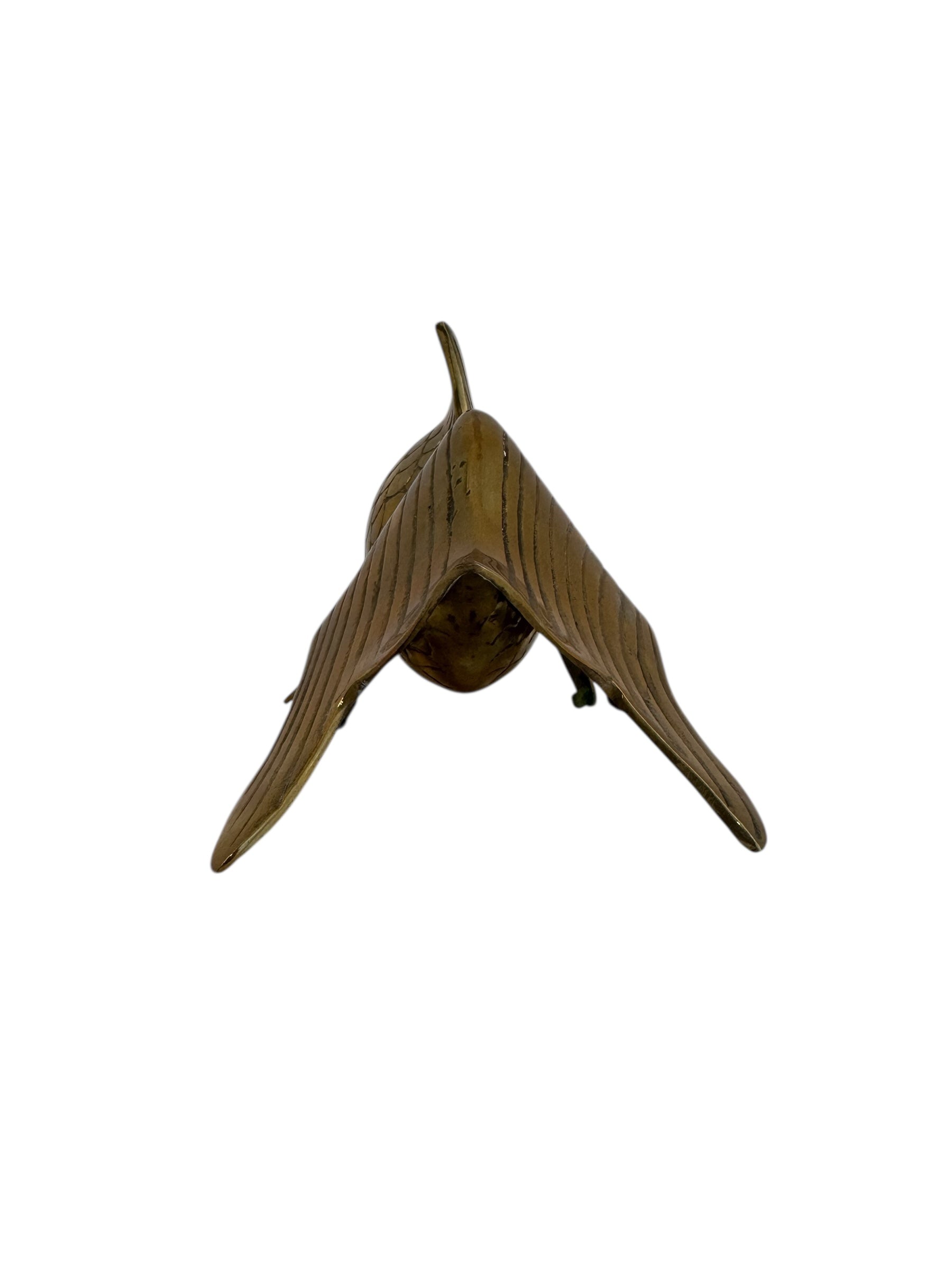 Vintage Brass Fish Figurine – Made in Korea