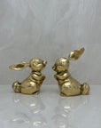 Vintage Brass Bunnies- A Pair