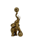 Vintage Brass Balancing Elephant