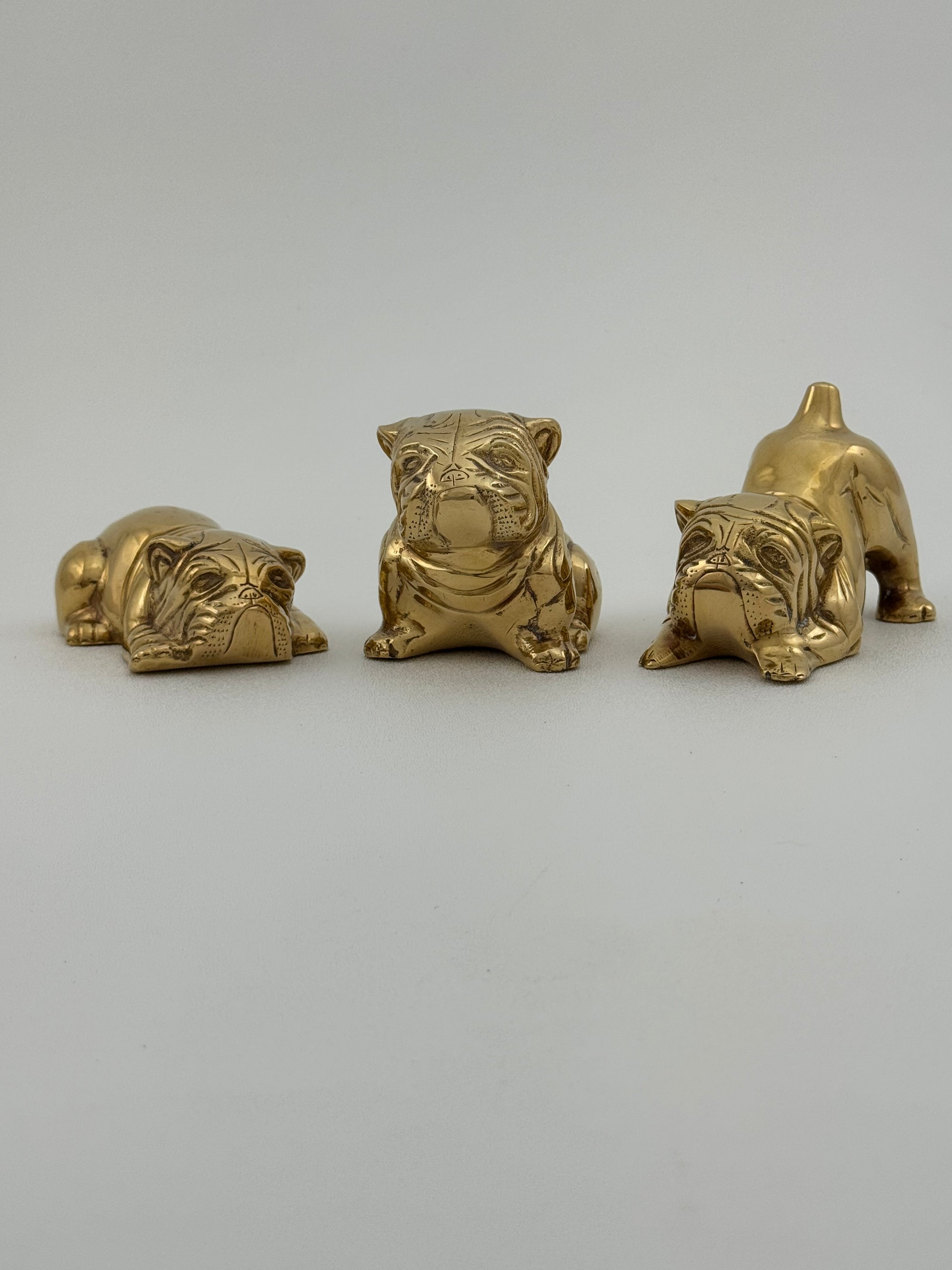 Vintage Brass Bulldogs Trio