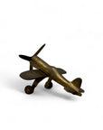 Small Vintage Brass Airplane