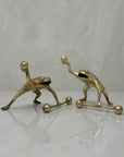 Vintage Brass Workout Frogs-A Pair