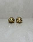 Small and Sleek Vintage Brass Hedgehogs- A Pair By Seiden