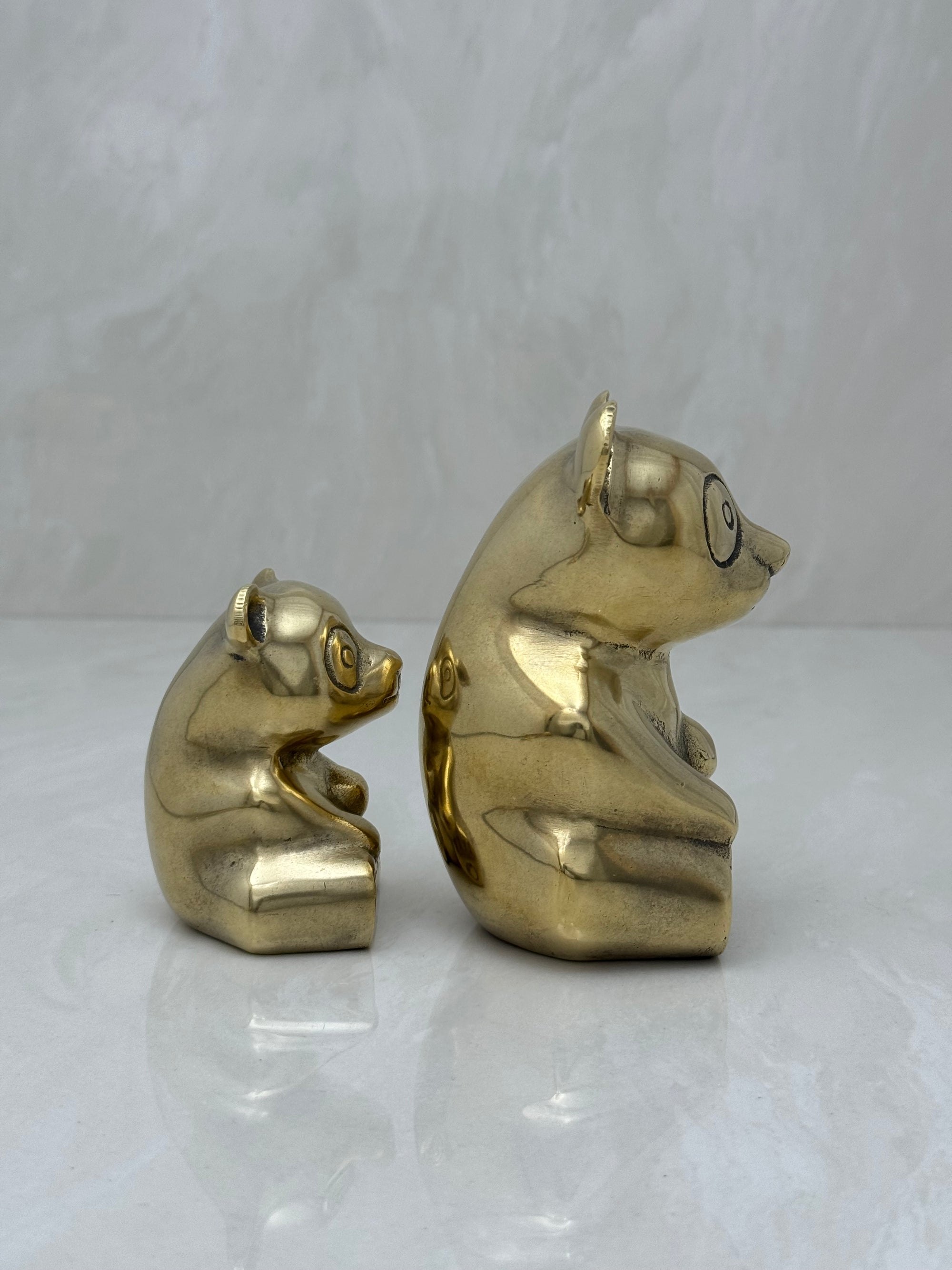 Vintage Mama Bear and Cub-A Pair