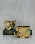 Vintage Brass Elephant Cachepots- A Pair