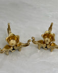 Vintage Brass Elephant Candleholders-A Pair