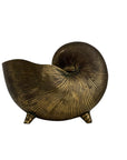 Vintage Brass Shell Stash Pot/Planter/Wine Holder