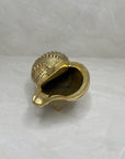 Vintage Brass MCM Shell Planter