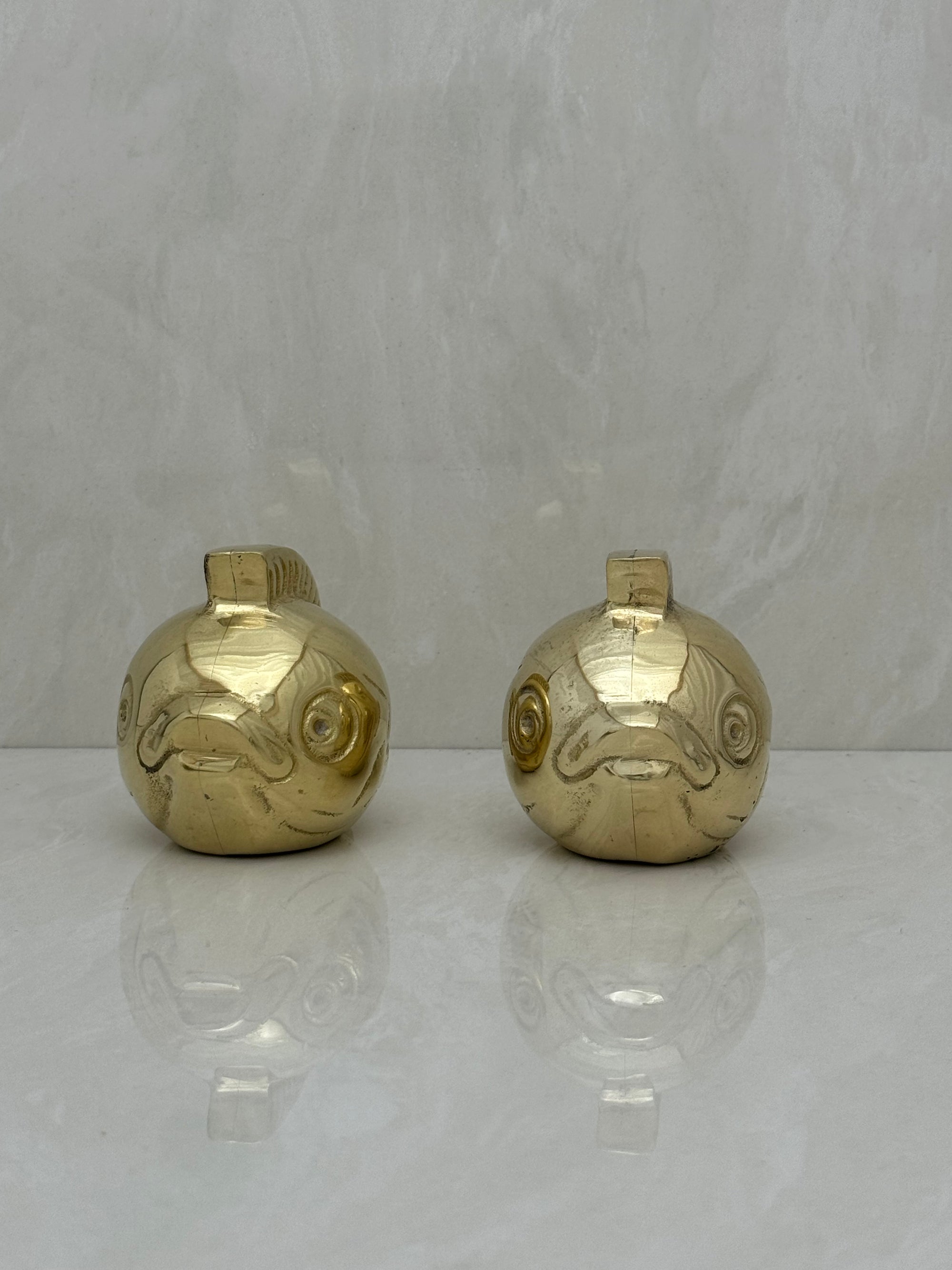 Vintage Brass Fish-A Pair