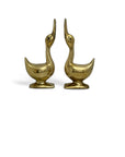 Vintage Brass Goose Bookends-A Pair