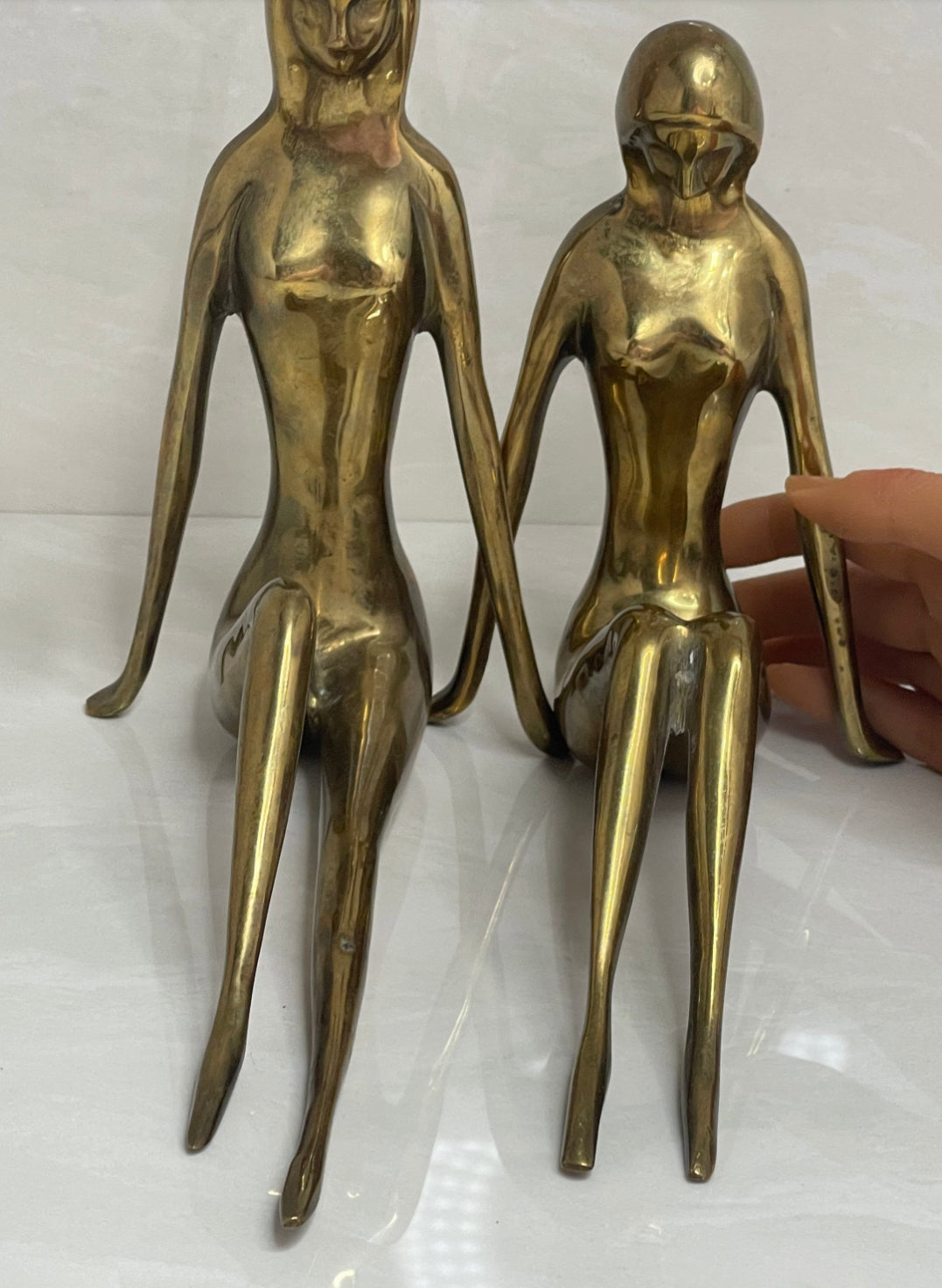 Vintage Brass Ladies-Pair