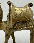 Vintage Brass Camel in Motion