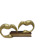 Vintage Brass Toucan Bookends- A Pair