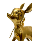 Vintage Brass Deer Pair – Mid-Century Modern Fawns | Hollywood Regency Woodland Figurines