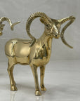 Cute Vintage Brass Antelopes-A Pair