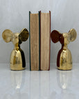 Vintage Brass Mouse-A Pair