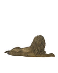 Vintage Brass Lion Sculpture