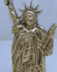 Vintage Brass Statue of Liberty Bookends- A Pair