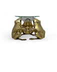 Vintage Brass Frog Oil Warmer