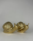 Vintage Brass Snails-A Pair
