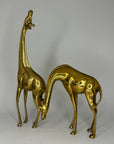Vintage Brass Giraffes- A Pair