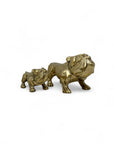 Pair of Vintage Brass Bulldogs - A Tribute to Fatherhood and Friendship