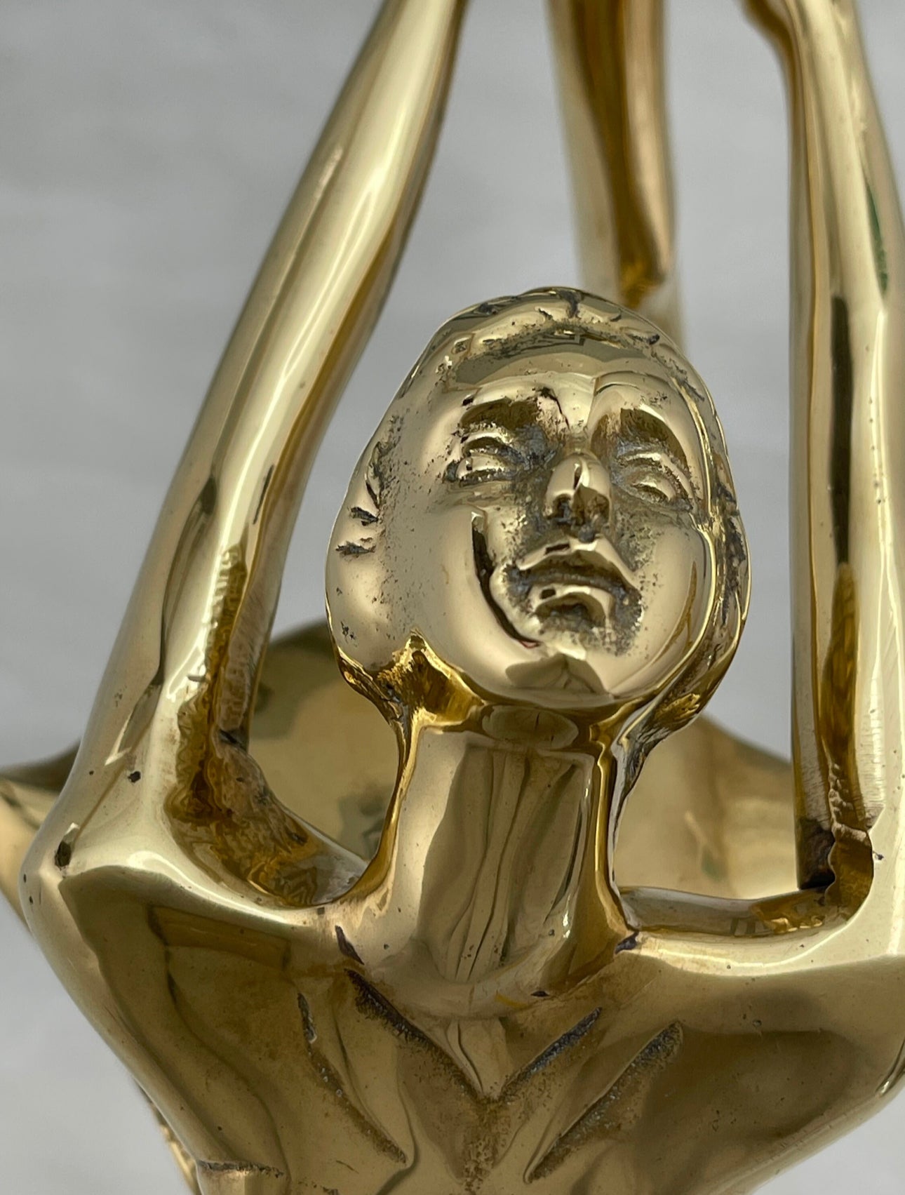 Vintage Brass Ballerina