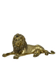 Highly Detailed Vintage Brass Lion