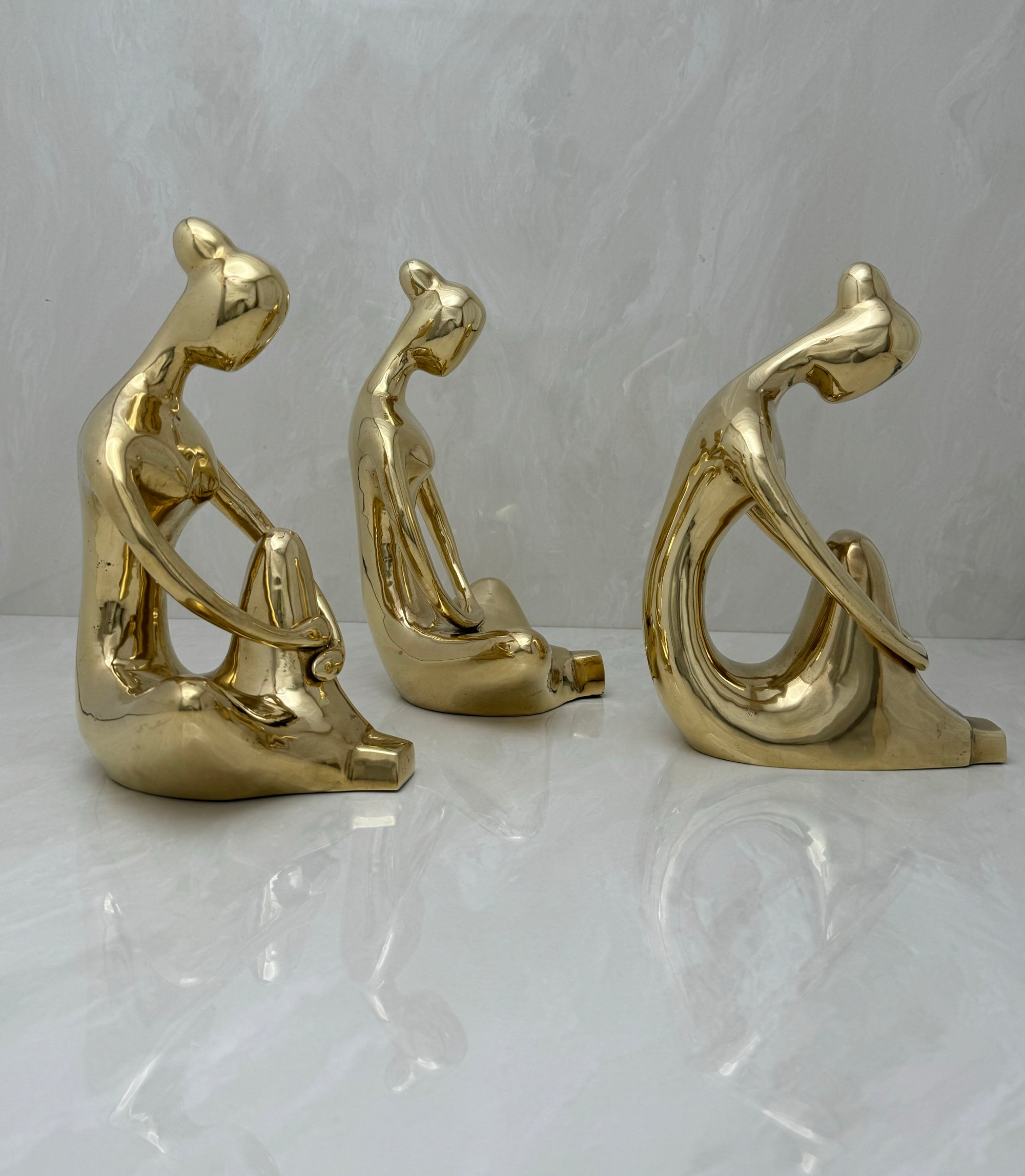 Vintage Brass Ladies-A Set of Three