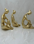 Vintage Brass Ladies-A Set of Three