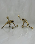 Vintage Brass Workout Frogs-A Pair