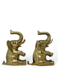 Vintage Brass Elephants-A Pair