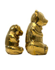 Vintage Brass Bear Figurines | Dapper Bowtie Duo