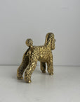 Vintage Brass Poodle