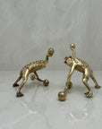 Vintage Brass Workout Frogs-A Pair