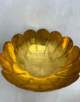 Vintage Brass Floral Bowls- A Three Piece Lightweight Set