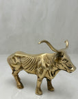 Vintage Brass Longhorn