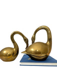 Vintage Brass Flamingo Pair | Mid-Century Sculptural Birds | Made in Korea