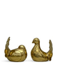 Vintage Brass Birds-A Pair