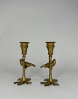 Vintage Mottahedeh Brass Candlestick Pair