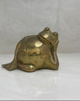 Vintage Brass Frog